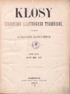 Kłosy: czasopismo ilustrowane, tygodniowe, poświęcone literaturze, nauce i sztuce 1872.12.21(1873.01.02) T.16 Nr392