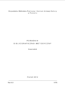 Poradnik Bibliograficzno-Metodyczny 2012 z.1