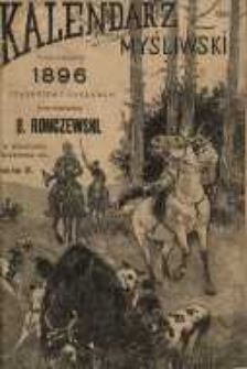 Kalendarz myśliwski ilustrowany na rok 1896