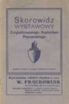Skorowidz wystawowy Zorganizowanego Kupiectwa Poznańskiego