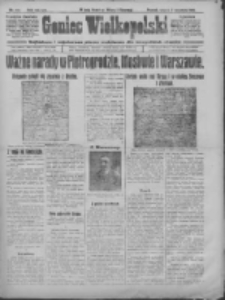 Goniec Wielkopolski: najtańsze i najstarsze pismo codzienne dla wszystkich stan&oacute;w 1915.09.07 R.38 Nr204