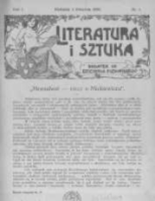 Literatura i Sztuka. Dodatek do Dziennika Poznańskiego. 1909 R.1 nr1