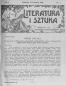 Literatura i Sztuka. Dodatek do Dziennika Poznańskiego. 1909 R.1 nr4