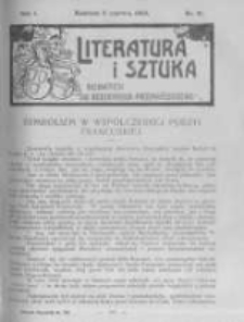 Literatura i Sztuka. Dodatek do Dziennika Poznańskiego. 1909 R.1 nr10