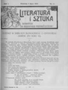 Literatura i Sztuka. Dodatek do Dziennika Poznańskiego. 1909 R.1 nr14