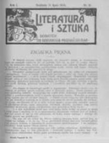 Literatura i Sztuka. Dodatek do Dziennika Poznańskiego. 1909 R.1 nr15