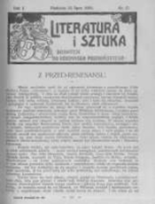 Literatura i Sztuka. Dodatek do Dziennika Poznańskiego. 1909 R.1 nr17