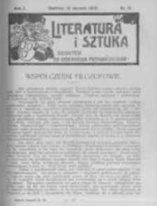 Literatura i Sztuka. Dodatek do Dziennika Poznańskiego. 1909 R.1 nr21