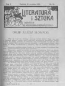 Literatura i Sztuka. Dodatek do Dziennika Poznańskiego. 1909 R.1 nr25