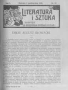 Literatura i Sztuka. Dodatek do Dziennika Poznańskiego. 1909 R.1 nr27