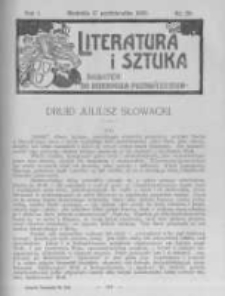 Literatura i Sztuka. Dodatek do Dziennika Poznańskiego. 1909 R.1 nr29
