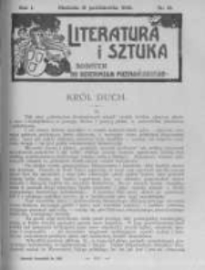 Literatura i Sztuka. Dodatek do Dziennika Poznańskiego. 1909 R.1 nr31