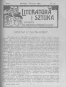 Literatura i Sztuka. Dodatek do Dziennika Poznańskiego. 1909 R.1 nr32