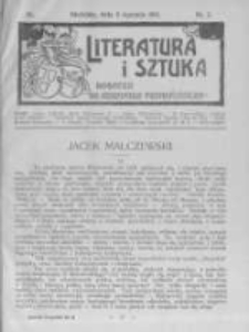 Literatura i Sztuka. Dodatek do Dziennika Poznańskiego. 1911 R.3 nr2