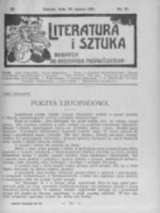 Literatura i Sztuka. Dodatek do Dziennika Poznańskiego. 1911 R.3 nr13