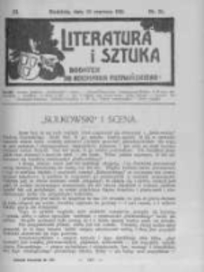 Literatura i Sztuka. Dodatek do Dziennika Poznańskiego. 1911 R.3 nr25