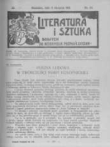 Literatura i Sztuka. Dodatek do Dziennika Poznańskiego. 1911 R.3 nr32