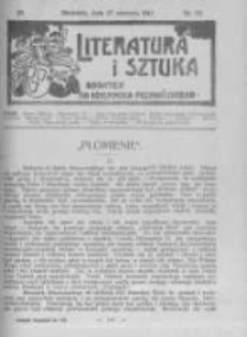 Literatura i Sztuka. Dodatek do Dziennika Poznańskiego. 1911 R.3 nr35