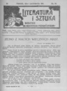 Literatura i Sztuka. Dodatek do Dziennika Poznańskiego. 1911 R.3 nr40