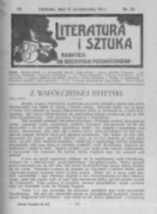 Literatura i Sztuka. Dodatek do Dziennika Poznańskiego. 1911 R.3 nr42