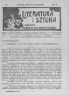 Literatura i Sztuka. Dodatek do Dziennika Poznańskiego. 1911 R.3 nr48