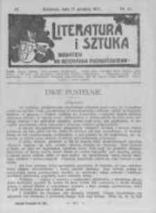 Literatura i Sztuka. Dodatek do Dziennika Poznańskiego. 1911 R.3 nr51