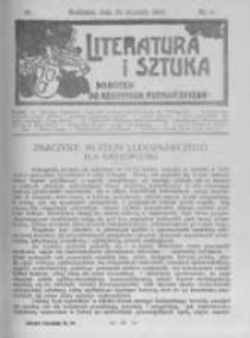 Literatura i Sztuka. Dodatek do Dziennika Poznańskiego. 1912 R.4 nr4