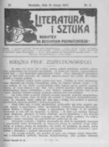 Literatura i Sztuka. Dodatek do Dziennika Poznańskiego. 1912 R.4 nr8