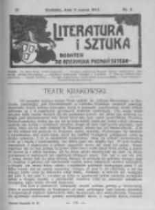 Literatura i Sztuka. Dodatek do Dziennika Poznańskiego. 1912 R.4 nr9