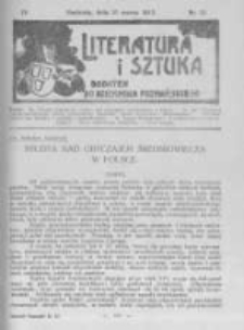 Literatura i Sztuka. Dodatek do Dziennika Poznańskiego. 1912 R.4 nr10