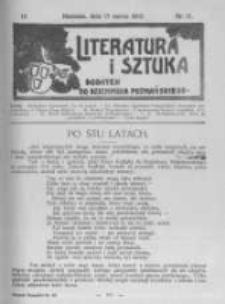 Literatura i Sztuka. Dodatek do Dziennika Poznańskiego. 1912 R.4 nr11
