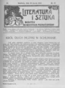 Literatura i Sztuka. Dodatek do Dziennika Poznańskiego. 1912 R.4 nr12
