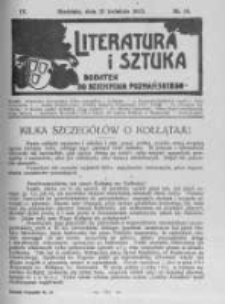 Literatura i Sztuka. Dodatek do Dziennika Poznańskiego. 1912 R.4 nr16