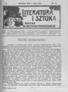 Literatura i Sztuka. Dodatek do Dziennika Poznańskiego. 1912 R.4 nr18