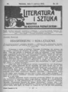 Literatura i Sztuka. Dodatek do Dziennika Poznańskiego. 1912 R.4 nr22