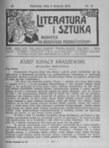 Literatura i Sztuka. Dodatek do Dziennika Poznańskiego. 1912 R.4 nr31