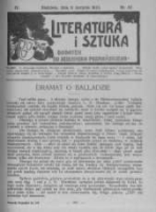Literatura i Sztuka. Dodatek do Dziennika Poznańskiego. 1912 R.4 nr32