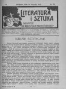 Literatura i Sztuka. Dodatek do Dziennika Poznańskiego. 1912 R.4 nr33