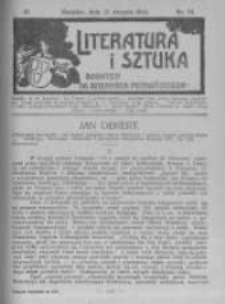 Literatura i Sztuka. Dodatek do Dziennika Poznańskiego. 1912 R.4 nr34