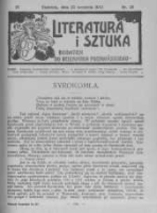 Literatura i Sztuka. Dodatek do Dziennika Poznańskiego. 1912 R.4 nr38