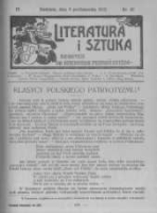 Literatura i Sztuka. Dodatek do Dziennika Poznańskiego. 1912 R.4 nr40