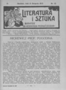 Literatura i Sztuka. Dodatek do Dziennika Poznańskiego. 1912 R.4 nr45