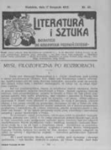 Literatura i Sztuka. Dodatek do Dziennika Poznańskiego. 1912 R.4 nr46