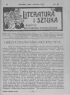 Literatura i Sztuka. Dodatek do Dziennika Poznańskiego. 1912 R.4 nr48