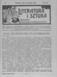 Literatura i Sztuka. Dodatek do Dziennika Poznańskiego. 1912 R.4 nr49