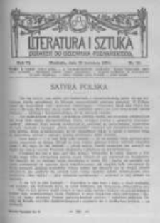 Literatura i Sztuka. Dodatek do Dziennika Poznańskiego. 1914 R.6 nr16