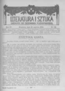 Literatura i Sztuka. Dodatek do Dziennika Poznańskiego. 1914 R.6 nr24