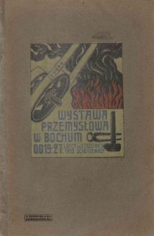 Pamiętnik Wystawy Przemysłowej w Bochum od 19-27 lipca 1913 roku