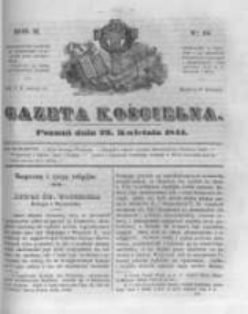 Gazeta Kościelna 1844.04.29 R.2 Nr18