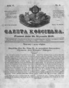 Gazeta Kościelna 1847.01.25 R.5 Nr4